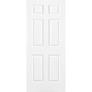 6 Panel Hollow Door Wood Grain - 34 X 80