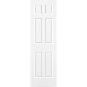 6 Panel Hollow Door Wood Grain - 18 X 80