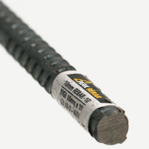 Armature 3M d'acier Noir 10 mm x 10 pi.
