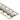 Schluter DILEX-KSN Profilé pour joint de surface Acier inoxydable (V2) avec zone de mouvement en caoutchouc de 7/16" Gris pierre 5/8" x 8' 2-1/2"