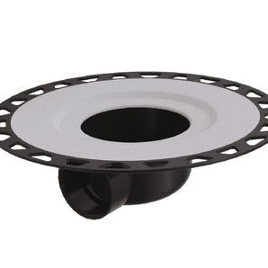 Schluter Bride horizontale ABS KERDI-Drain-H sans manchons et coins noir- sortie de 2"