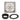 Schluter KERDI-DRAIN Ensemble de grille carrée Classic - acier inoxydable (V2) nickel 4"