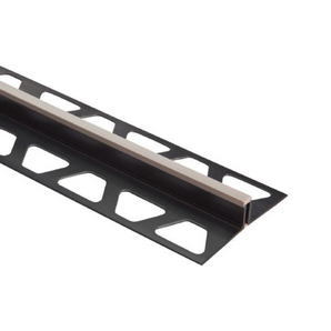 Schluter DILEX-BWS Profilé pour joint de surface Plastique PVC avec zone de mouvement CPE de 3/16" Gris pierre 7/16" (11 mm) x 8' 2-1/2"