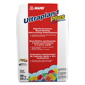 Mapei Ultraplan 1 Plus Sous-finition autolissante de haute performance et à prise rapide - 50 lb