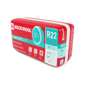 ComfortBatt Rockwool Wood - R22, 15" X 5 1/2" (39.8'²)