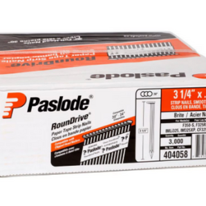 Paslode Pro-Strip Smooth Shank Nails 0.120 X 3 1/4 in. (Pack of 3000)