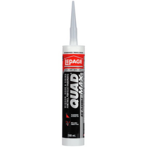 LePage QUAD MAX Bleu #810 Scellant flexible tout temps pour fenêtres, portes et bardages (280ml)