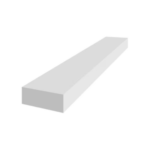 Veranda PVC Trim Board 1 in x 2 in x 12 ft – White