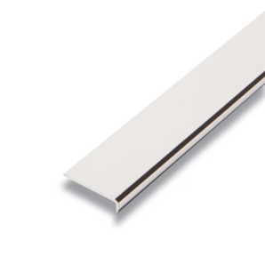 1" x 1" x 8' Gloss Aluminum Edge Trim