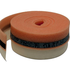 Schluter BEKOTEC-BRS/KF Bande de périmètre adhésive mousse de polyéthylène nickel 5/16" (8 mm) x 3-1/8" x 82'