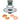 Schluter KERDI-DRAIN Ensemble de drain - Flange plastique PVC 2" avec grille carrée d'acier inoxydable 4"