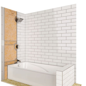Schluter KERDI-TUBKIT Ensemble pour coutour de baignoire complet 75 pi²