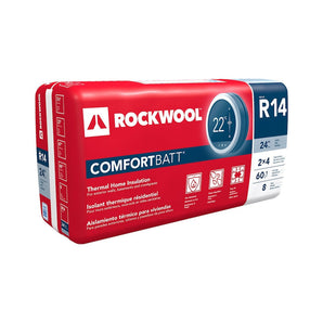 ComfortBatt Rockwool Wood - R14, 15 1/4" X 3 1/2" (59.7'²) 