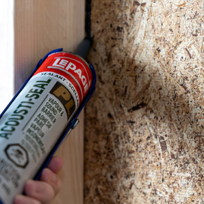 LePage PL Acousti-Seal Soundproofing Vapor Barrier Adhesive, Black, Flexible (295 ml)