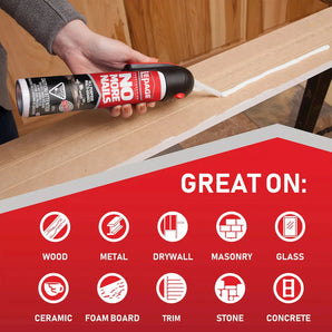 LePage No More Nails Multi-Purpose Construction Adhesive, Instant Hold (212 g)