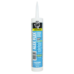DAP Alex Flex Scellant de première qualité pour moulures, Blanc (300ml)