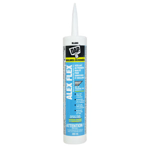 DAP Alex Flex Scellant de première qualité pour moulures, Blanc (300ml)