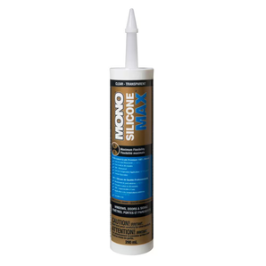 MONO Silicone Max pour Fenêtres et Portes, Transparent (290ml)