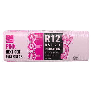 Pink Next Gen Fiberglas - R12, 15" X 3 1/2" (97.9'²)